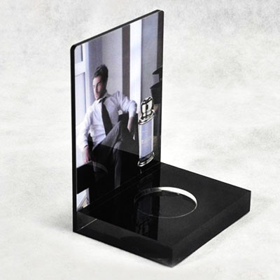 Acrylic display base for perfume