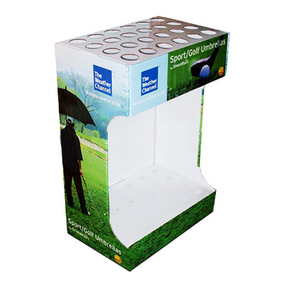 China acrylic counter display stand for Golf umbrellas