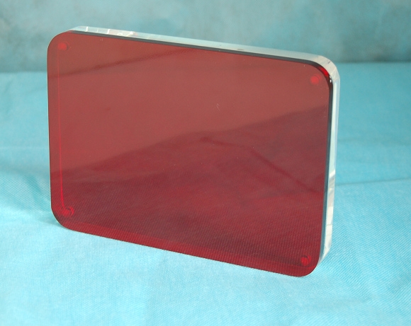 Custom transparent acrylic picture frame