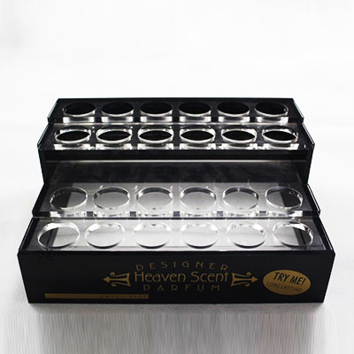Two tiers acrylic display stand